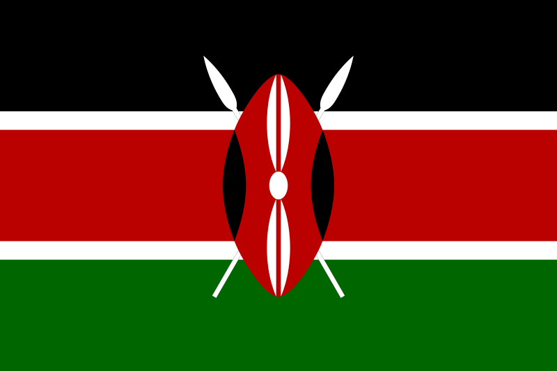 Tiedosto:Flag of Kenya.svg