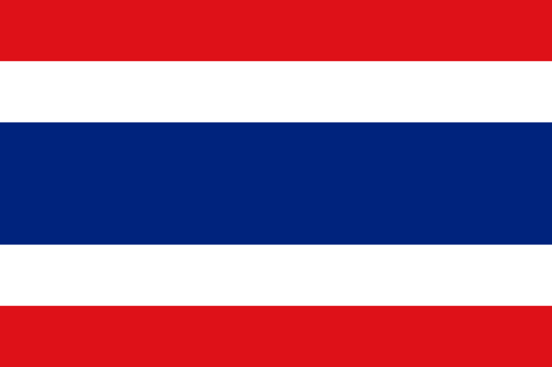 Tiedosto:Flag of Thailand.svg