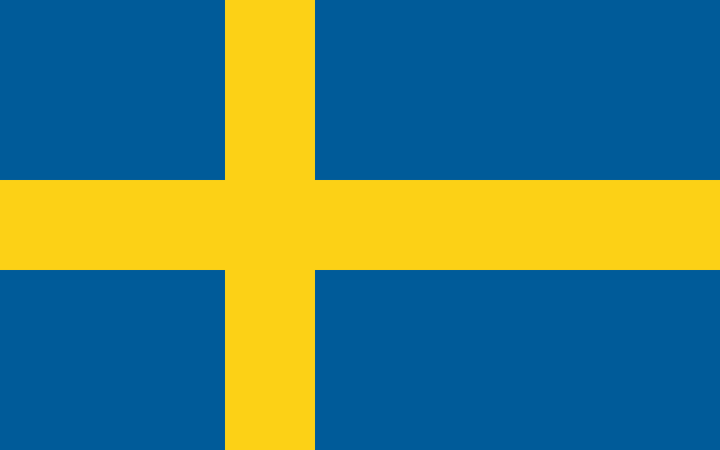 Tiedosto:Flag of Sweden.svg