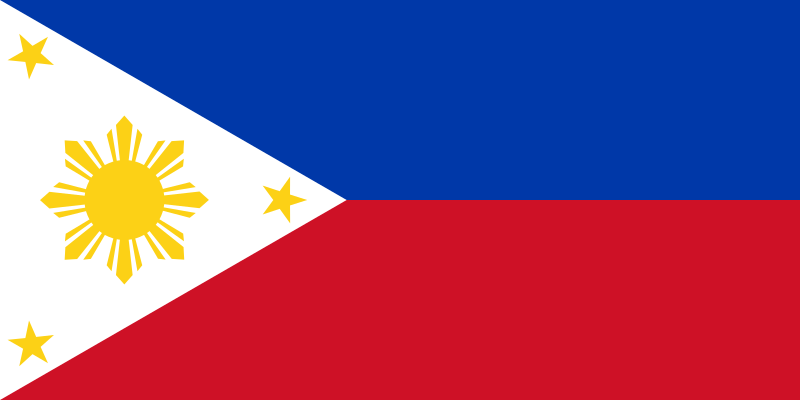 Tiedosto:Flag of the Philippines.svg