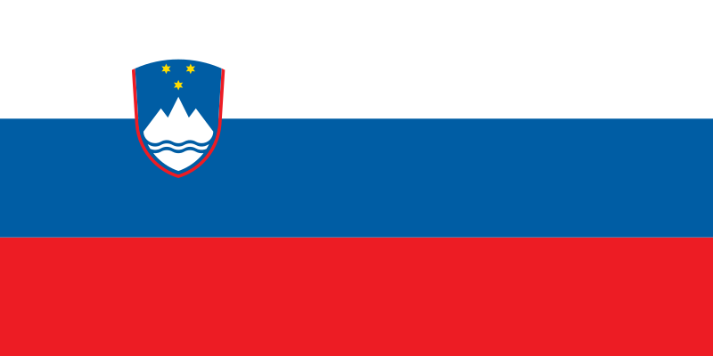 Tiedosto:Flag of Slovenia.svg